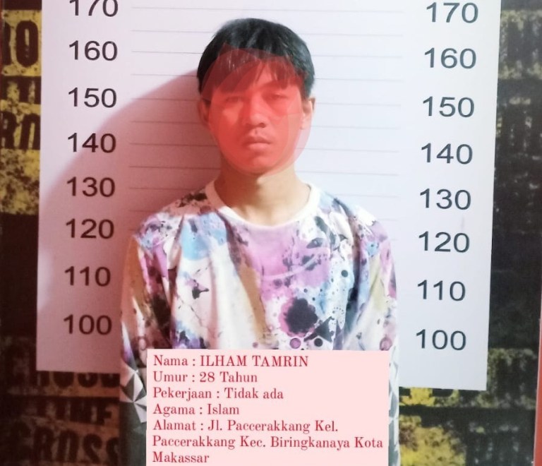 Pukuli Pacarnya karena Chat dengan Pria Lain, Pemuda di Makassar Ditangkap 